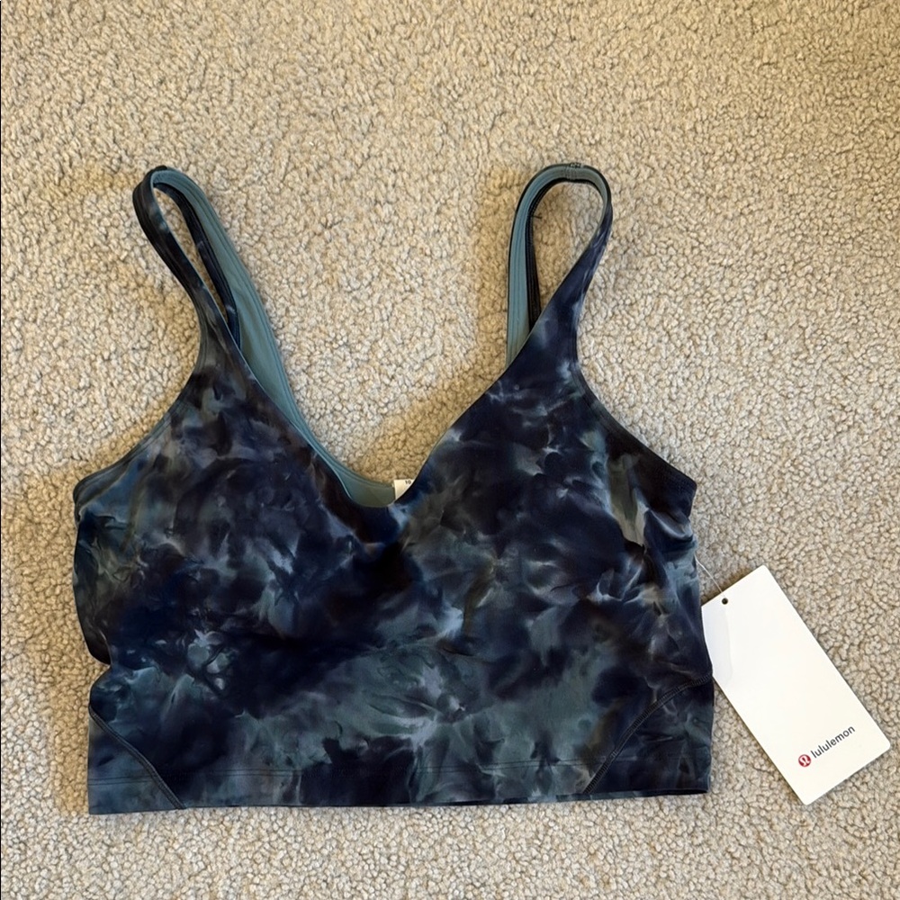 lululemon athletica Align Tank Diamond Dye Silver Blue Tidewater